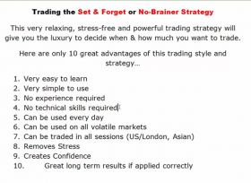 Spartan Trader Set & Forget Workshop