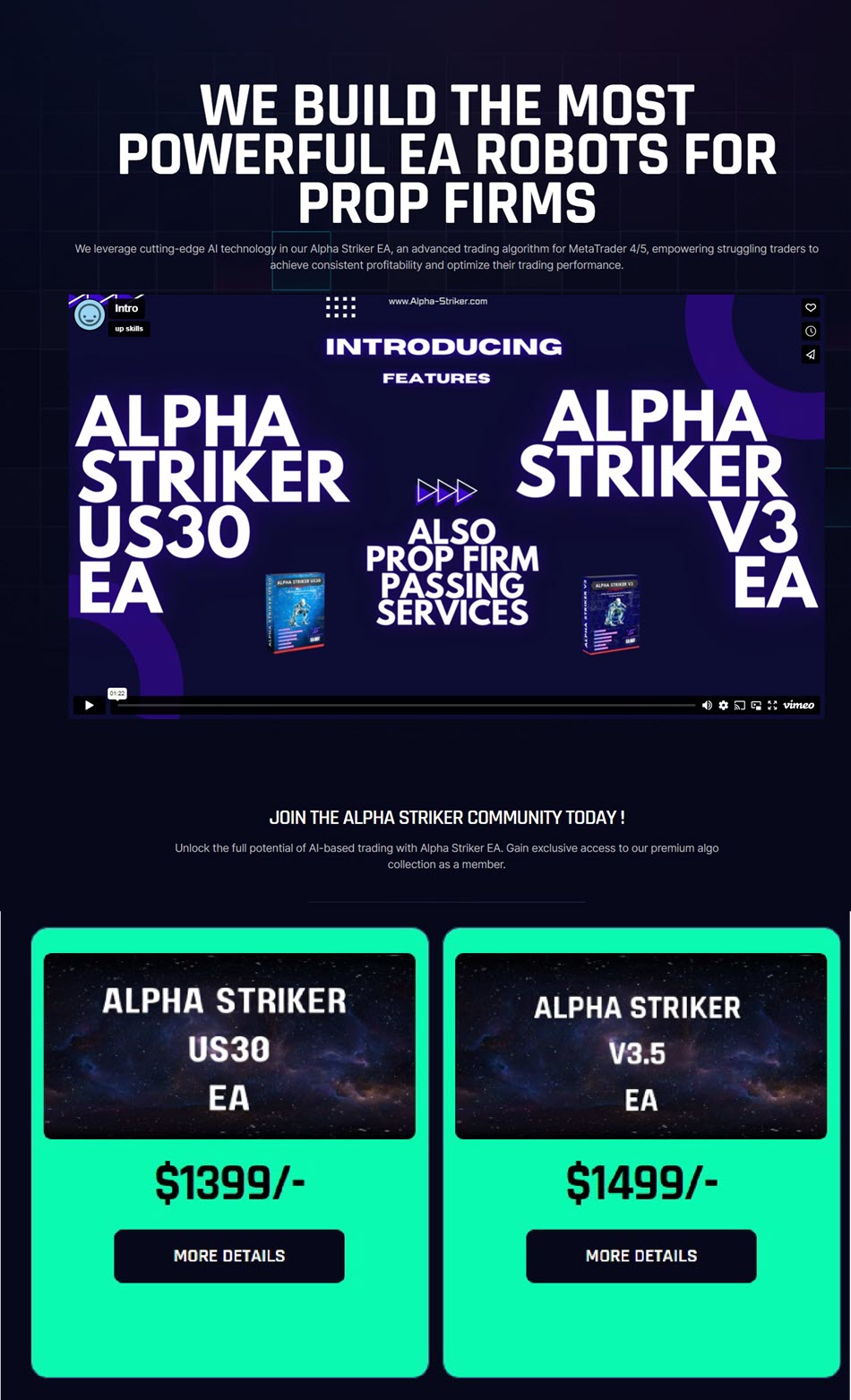 Alpha Striker Package (V3.55+ US30)-NoDLL