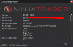 Ninjatrader Version [8.0.26.1 64-bit] Jailbrake with Mega Packages